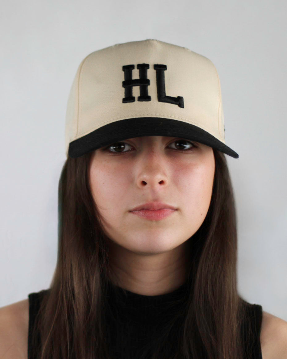 CLASSIC HL SNAPBACK HAT - BLACK & CRÉME