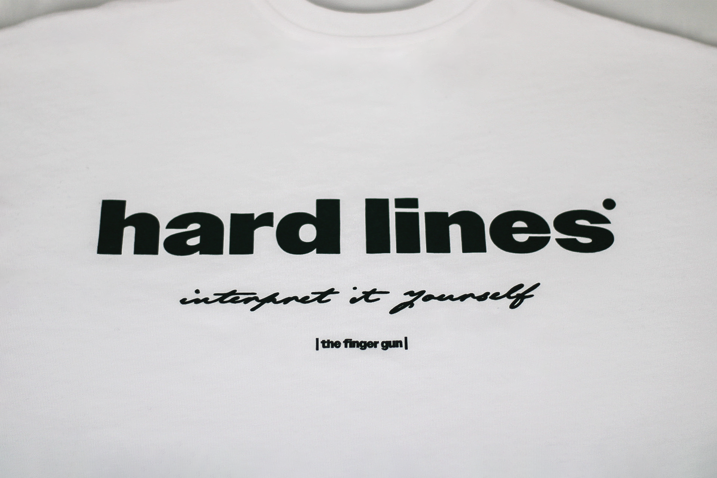 HL T-SHIRT - WHITE & FOREST GREEN